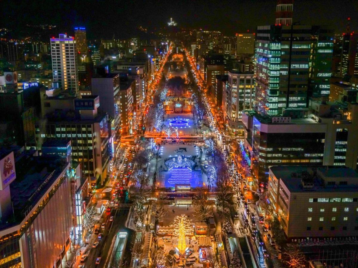 Tenza Hotel & Skyspa At Sapporo Central Exterior foto